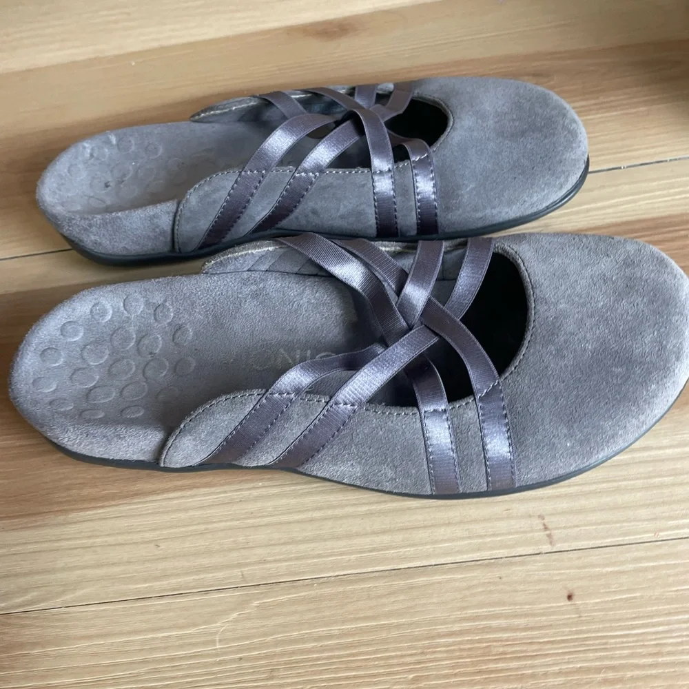 Vionic Claire Suede Slip-On Mule Women’s Size 7 Comfort Orthotic Casual Shoes - Picture 6 of 7